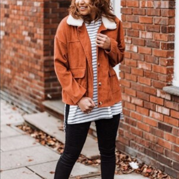 Jackets & Blazers - Corduroy burnt orange jacket